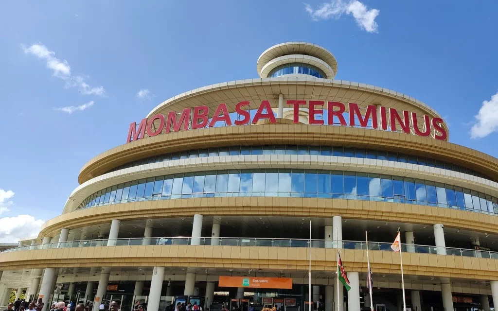 Mombasa Terminus, a common starting point for road transfers to Malindi